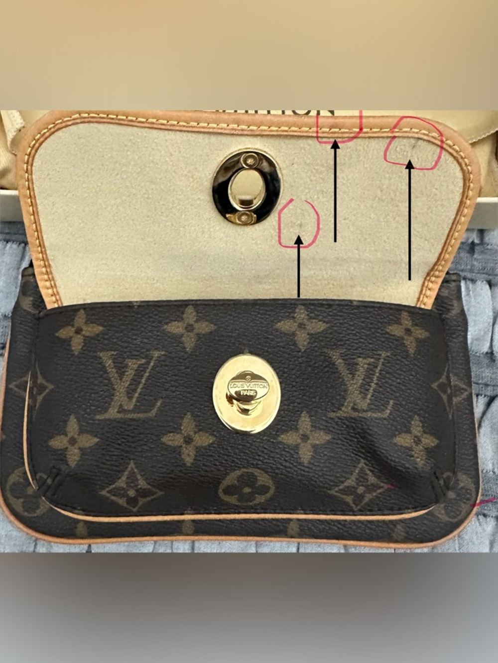 Louis Vuitton Tikal Pochete~100%AUTH
Dust Bag~Box&GENERIC Leather Strap Included - Picture 5 of 16